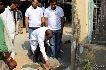 Yamaleela 2 Movie Team Swachh Bharath Program at Niloufer Hospital